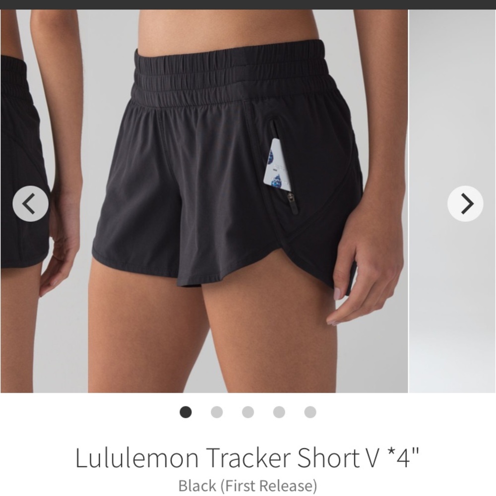 LULULEMON TRACKER SHORTS 4in